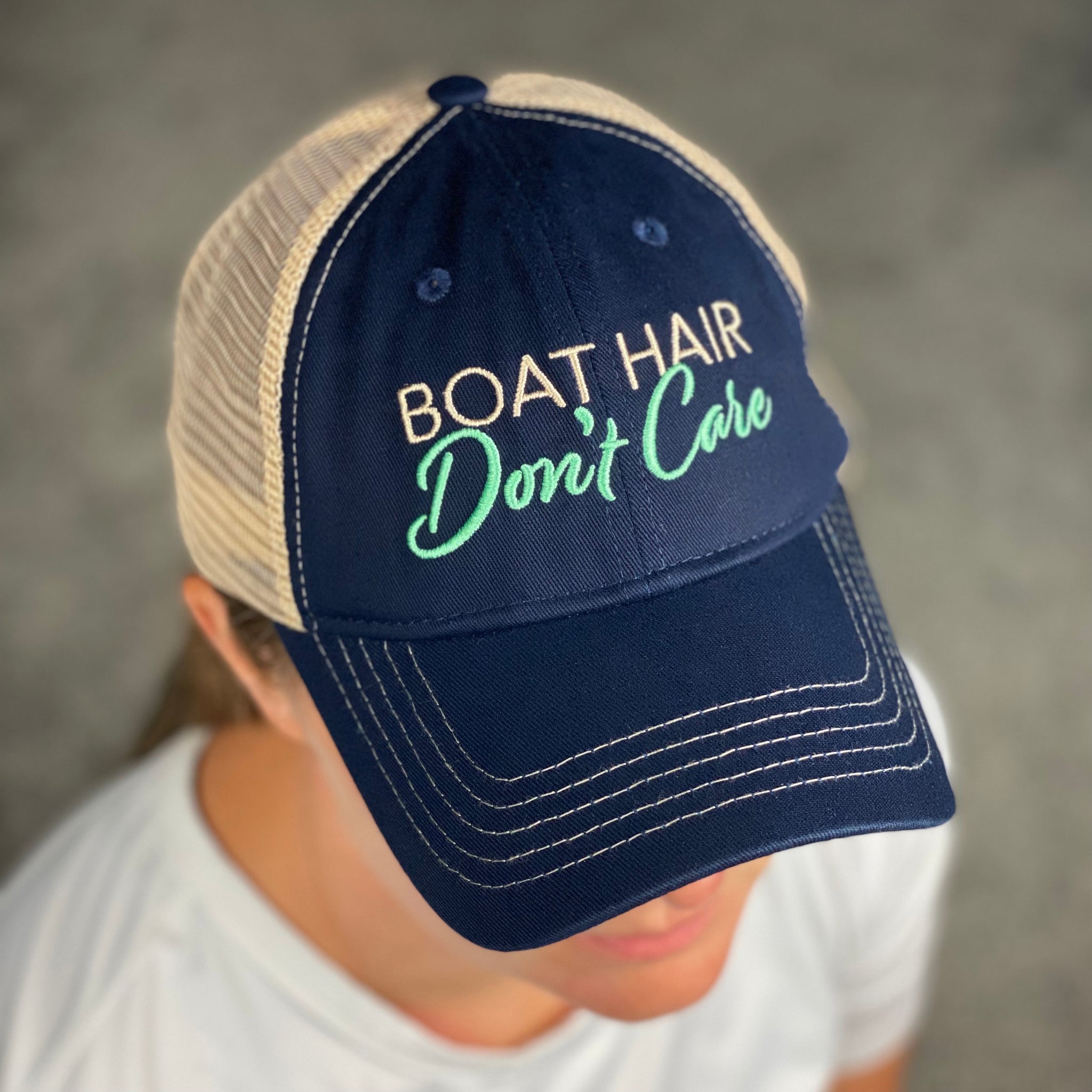 Boat Hair Don't Care (Navy)
